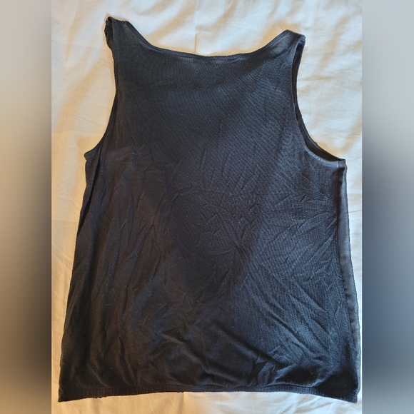 Express Black Tank Top with One Twist Strap - Picture 2 of 5